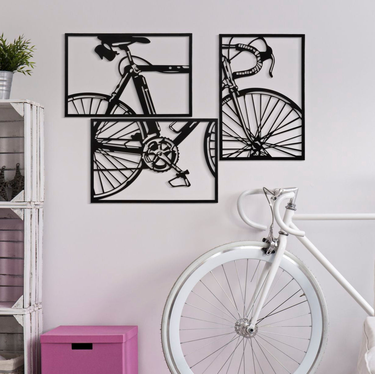 PANNELLO DA MURO BIKE SET 3PZ (SINGOLO PZ) - FERRETTI