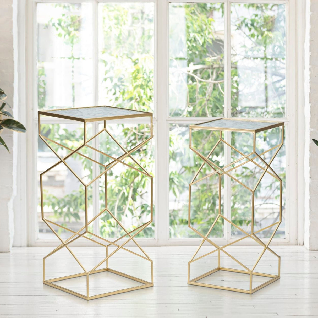 TAVOLINETTI GLASSY COPPIA - FERRETTI
