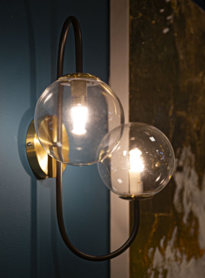 LAMPADA DA MURO IRON BLACK - FERRETTI