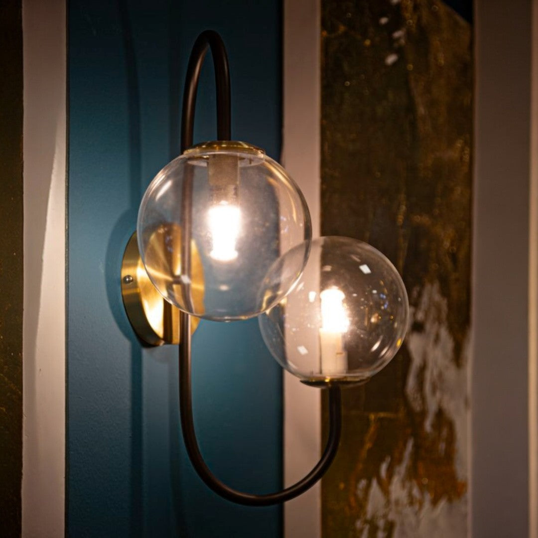 LAMPADA DA MURO IRON BLACK - FERRETTI