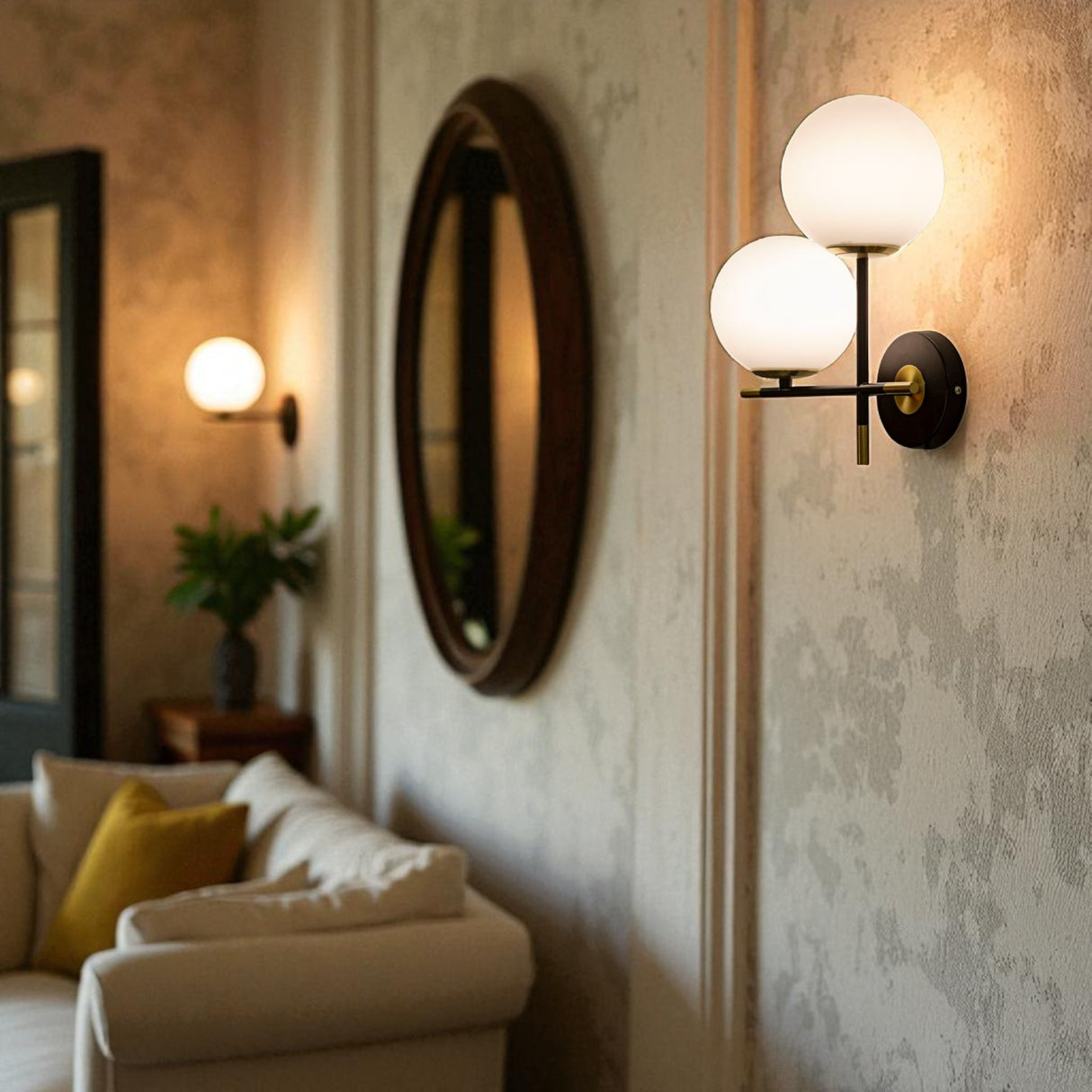 LAMPADA DA MURO DARKY DOUBLE - FERRETTI