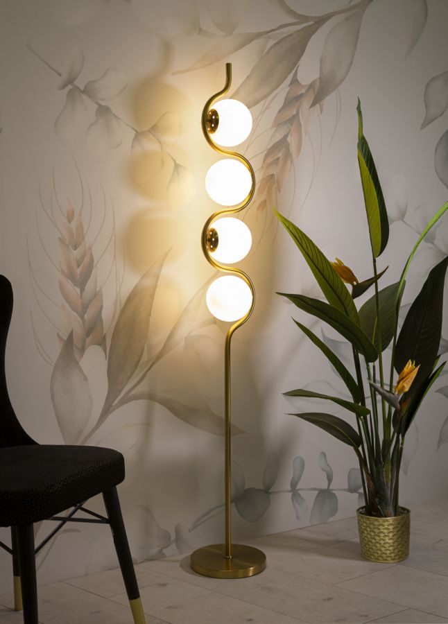 LAMPADA DA TERRA GLAMY S 4 LUCI - FERRETTI