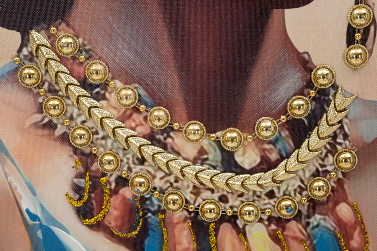 DIPINTO SU TELA C/CORNICE AYDA -A- FERRETTI