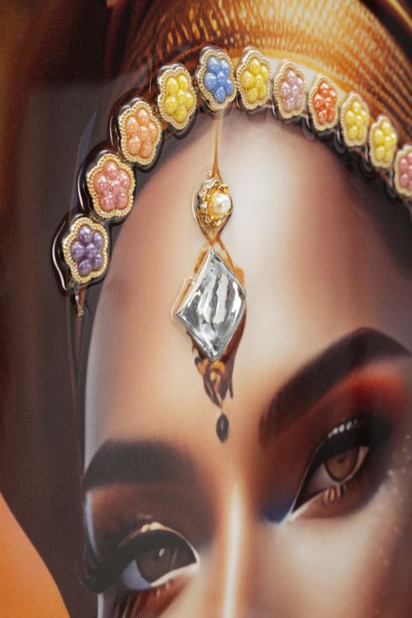 DIPINTO SU TELA C/CORNICE SAMIRA -B- FERRETTI