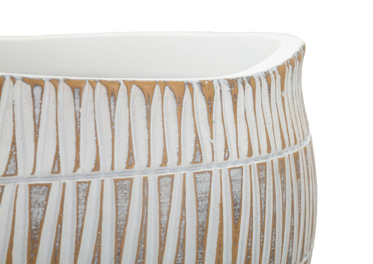 CACHEPOT RESINA STIKY CM Ø 26X20,5 - FERRETTI