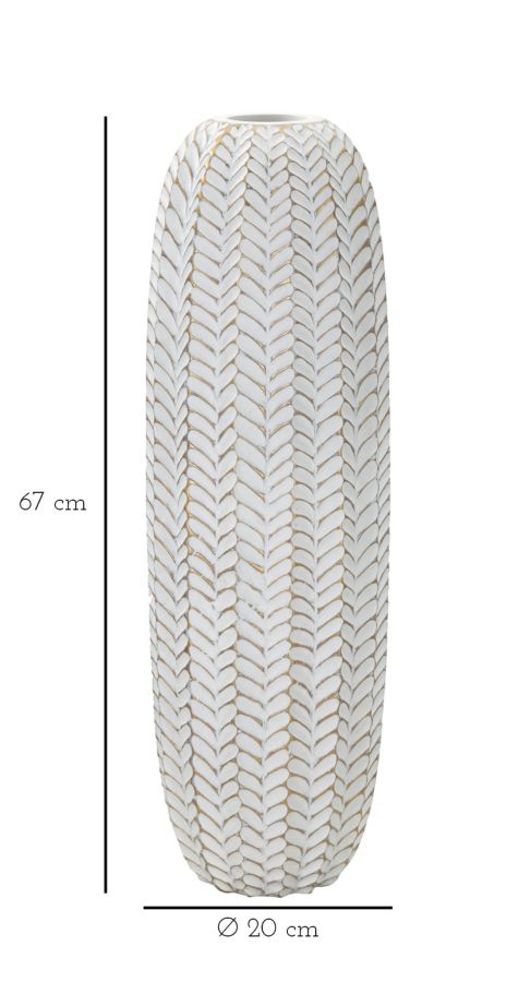 VASO RESINA LEAF - FERRETTI