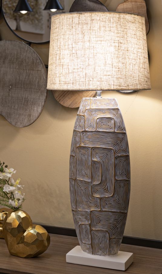 LAMPADA DA TAVOLO RESINA ECLIPS TOWER - FERRETTI