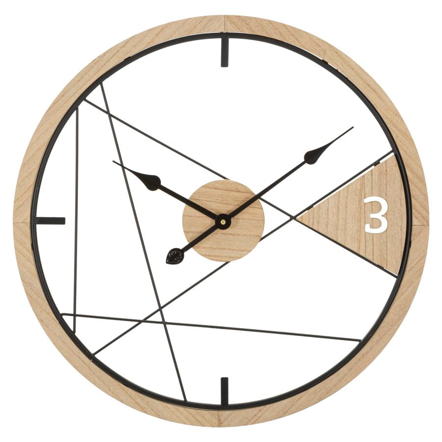 OROLOGIO DA MURO GEOMETRIC DESIGN CM Ø 60X2