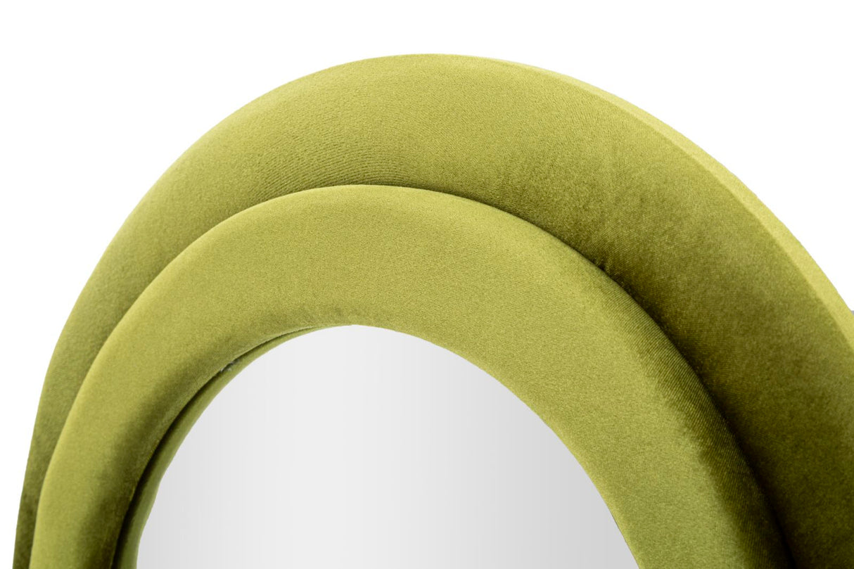 SPECCHIO DA MURO  MIKI VELLUTO VERDE - FERRETTI