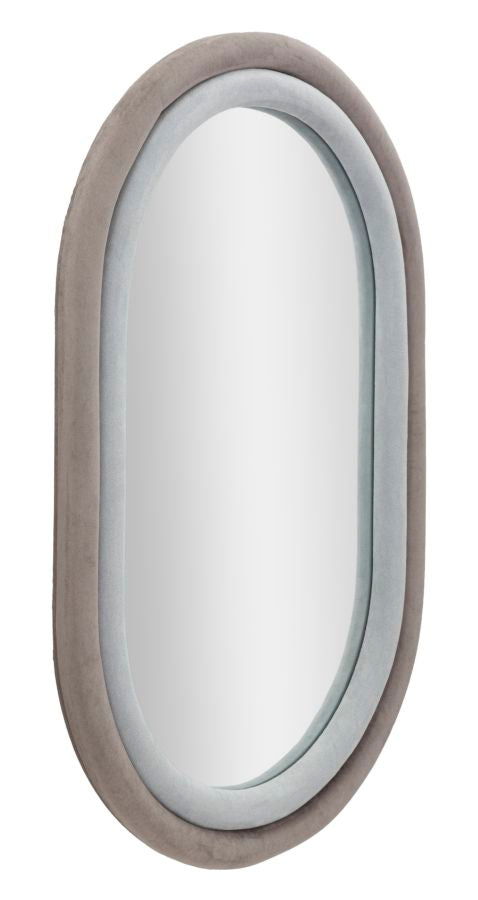SPECCHIO DA MURO ANTONY VELLUTO GRIGIO/MIX - FERRETTI