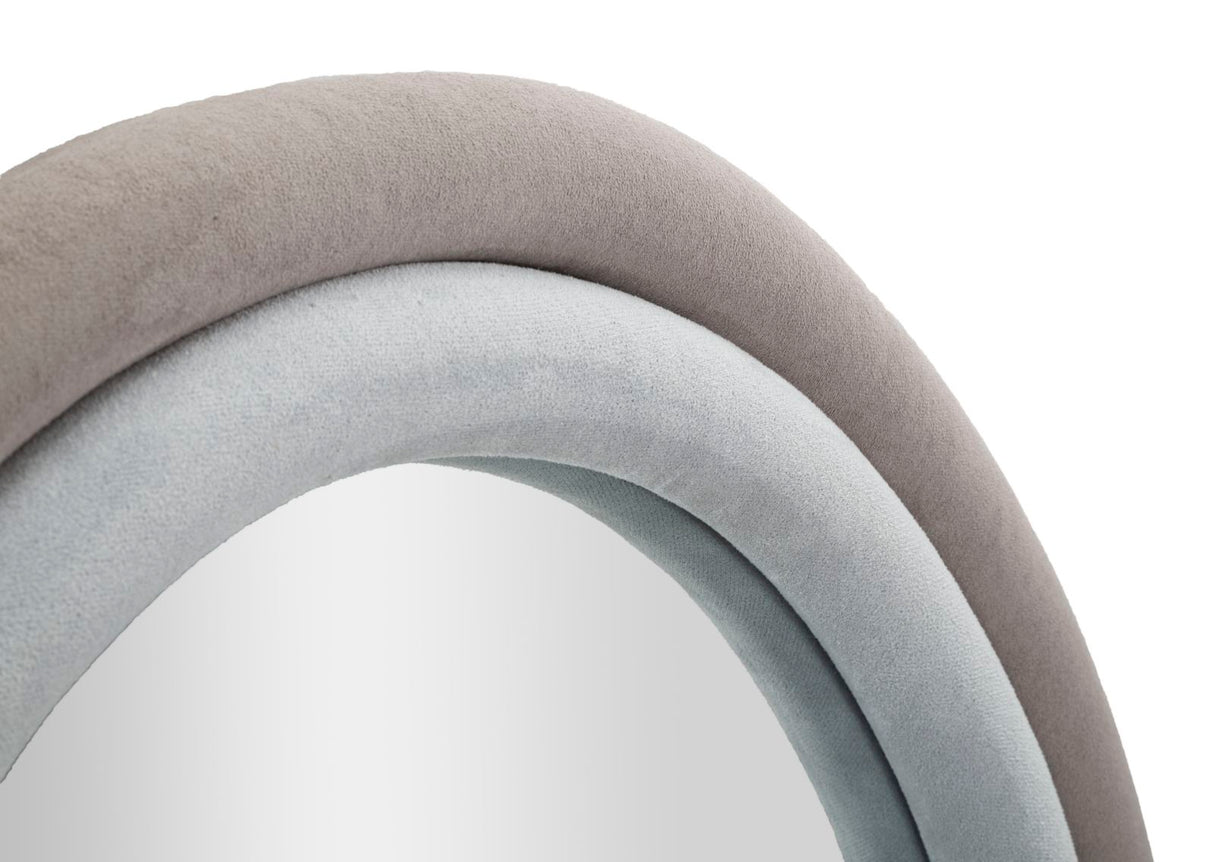 SPECCHIO DA MURO ANTONY VELLUTO GRIGIO/MIX - FERRETTI