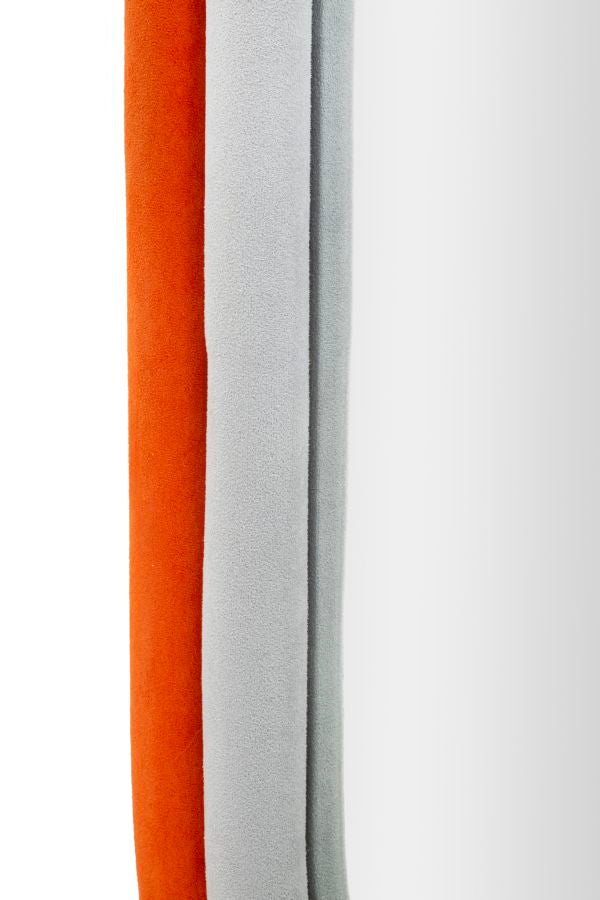 SPECCHIO DA MURO ANTONY VELLUTO ARANCIO/MIX - FERRETTI