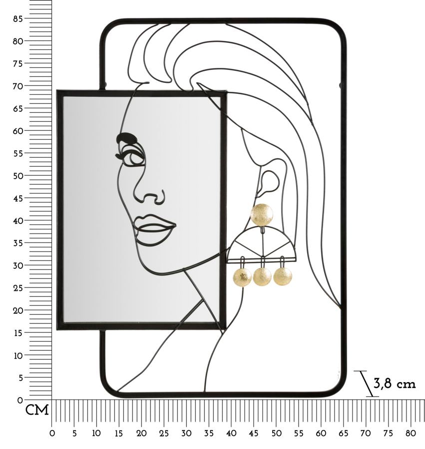 SPECCHIO DA MURO ELEONOR - FERRETTI