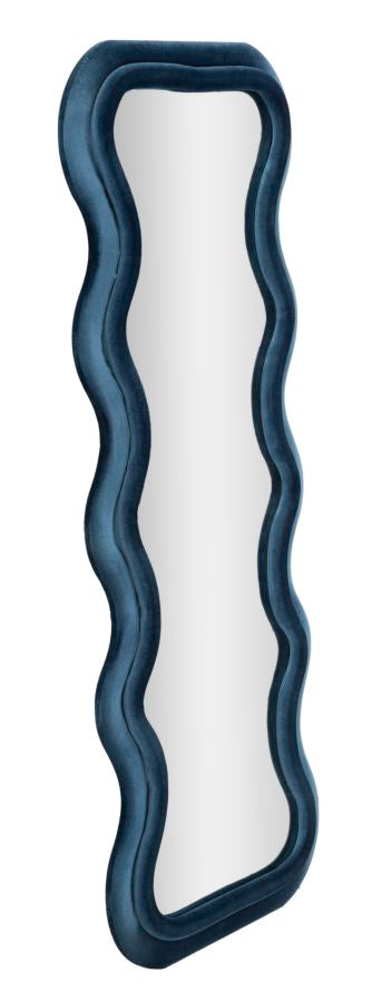 SPECCHIO DA MURO EMILY VELLUTO BLU - FERRETTI