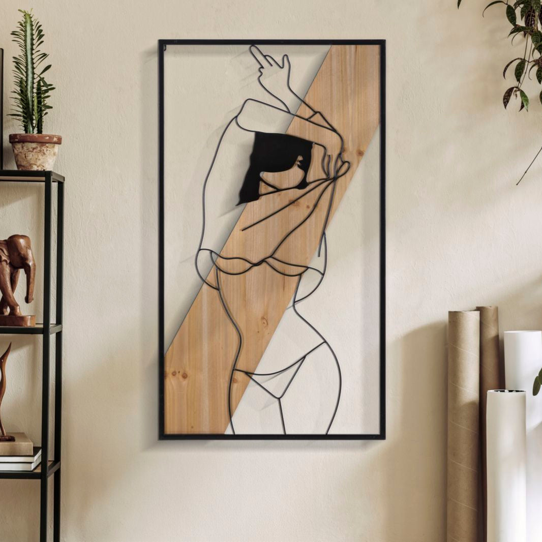 PANNELLO DA MURO STRIP -A- FERRO E WOOD - FERRETTI