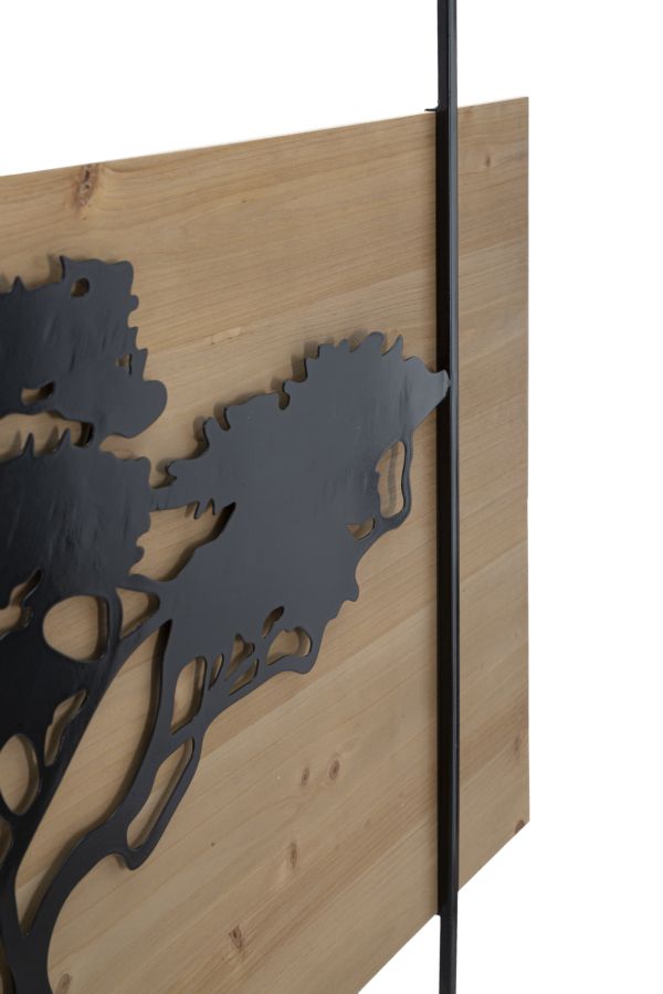 PANNELLO DA MURO LAGOS FERRO E WOOD SET 3PZ - FERRETTI