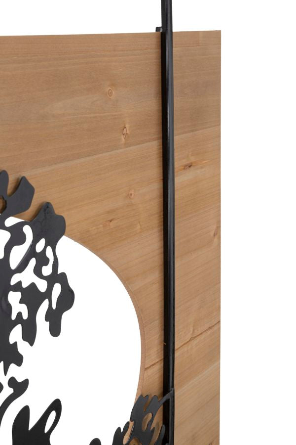 PANNELLO DA MURO TREE FERRO E WOOD SET 3PZ - FERRETTI