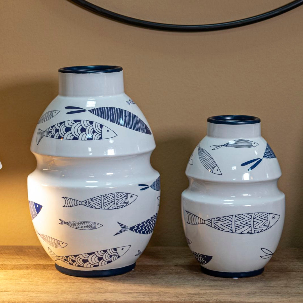 VASO CERAMICA FISH - FERRETTI