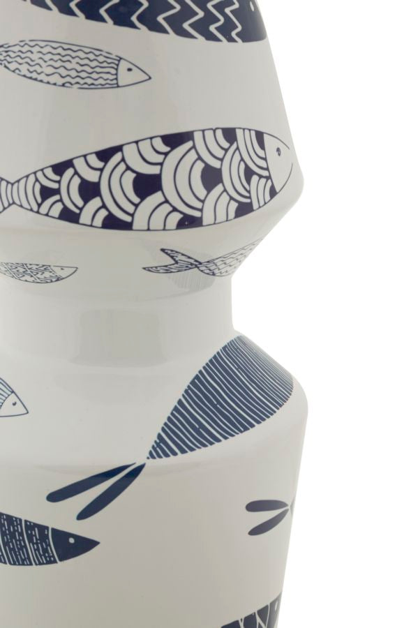 VASO CERAMICA FISH DOUBLE - FERRETTI