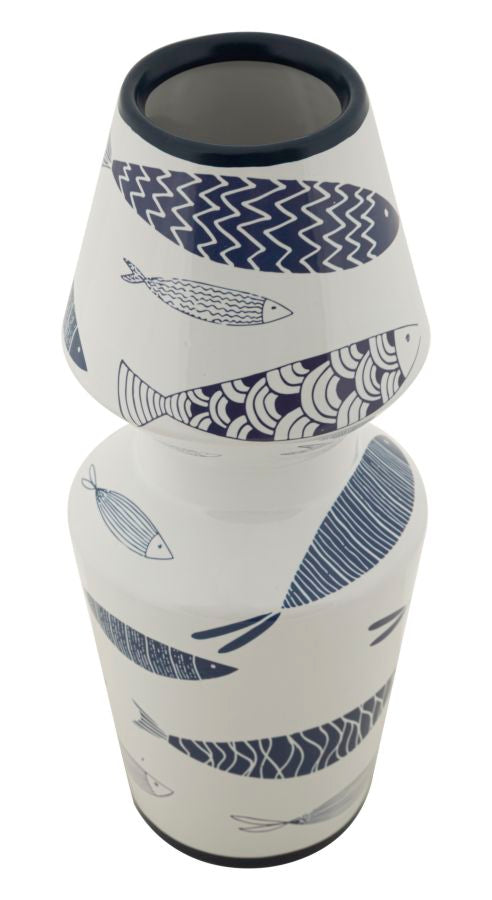 VASO CERAMICA FISH DOUBLE - FERRETTI