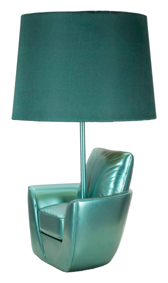 LAMPADA DA COMODINO MIDCENTURY TURCHESE - FERRETTI