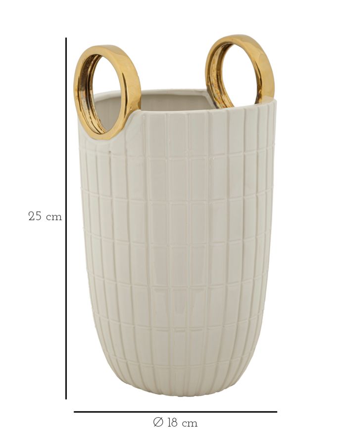 VASO CERAMICA SHOPPING - FERRETTI