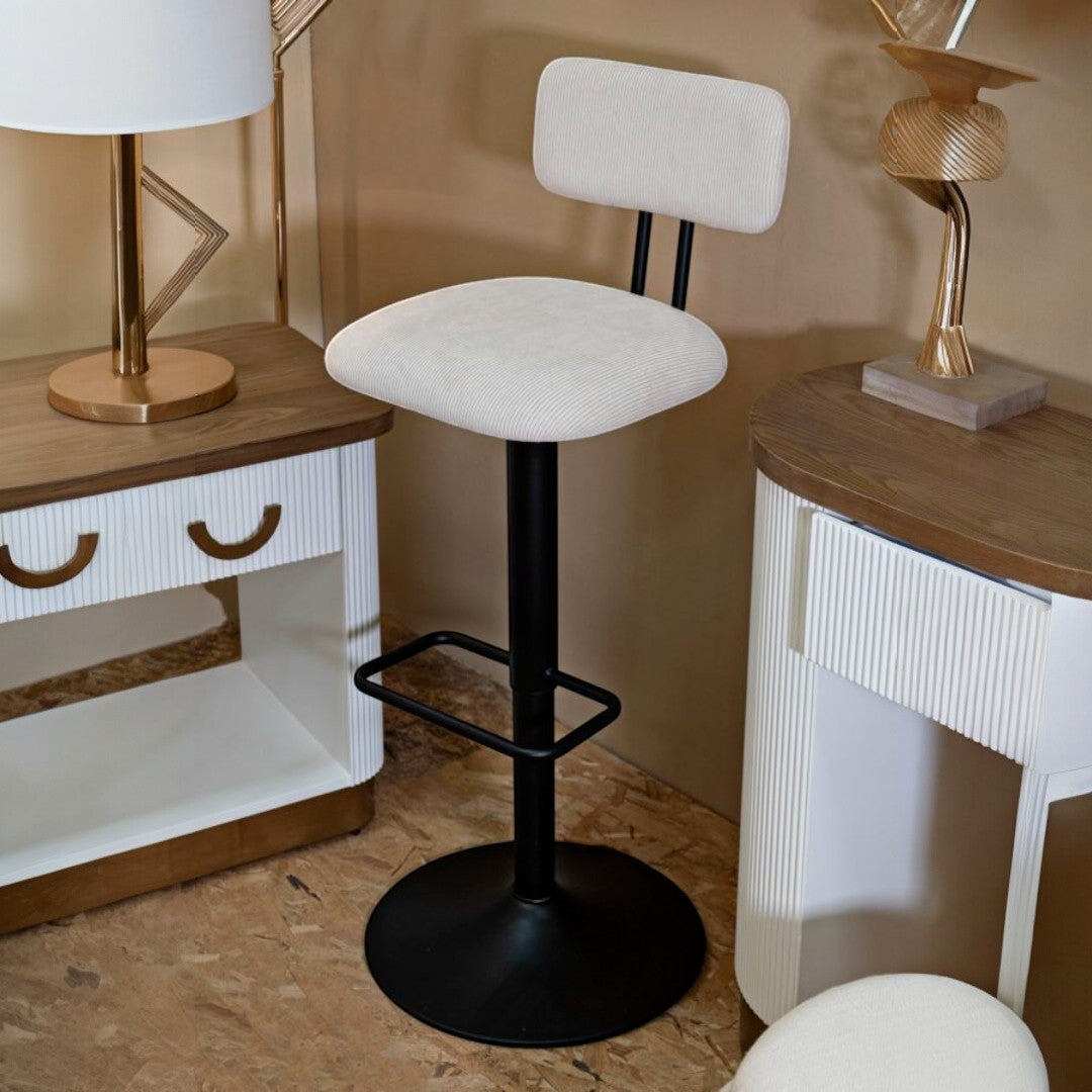 SGABELLO BAR LIGHT BIANCO - FERRETTI