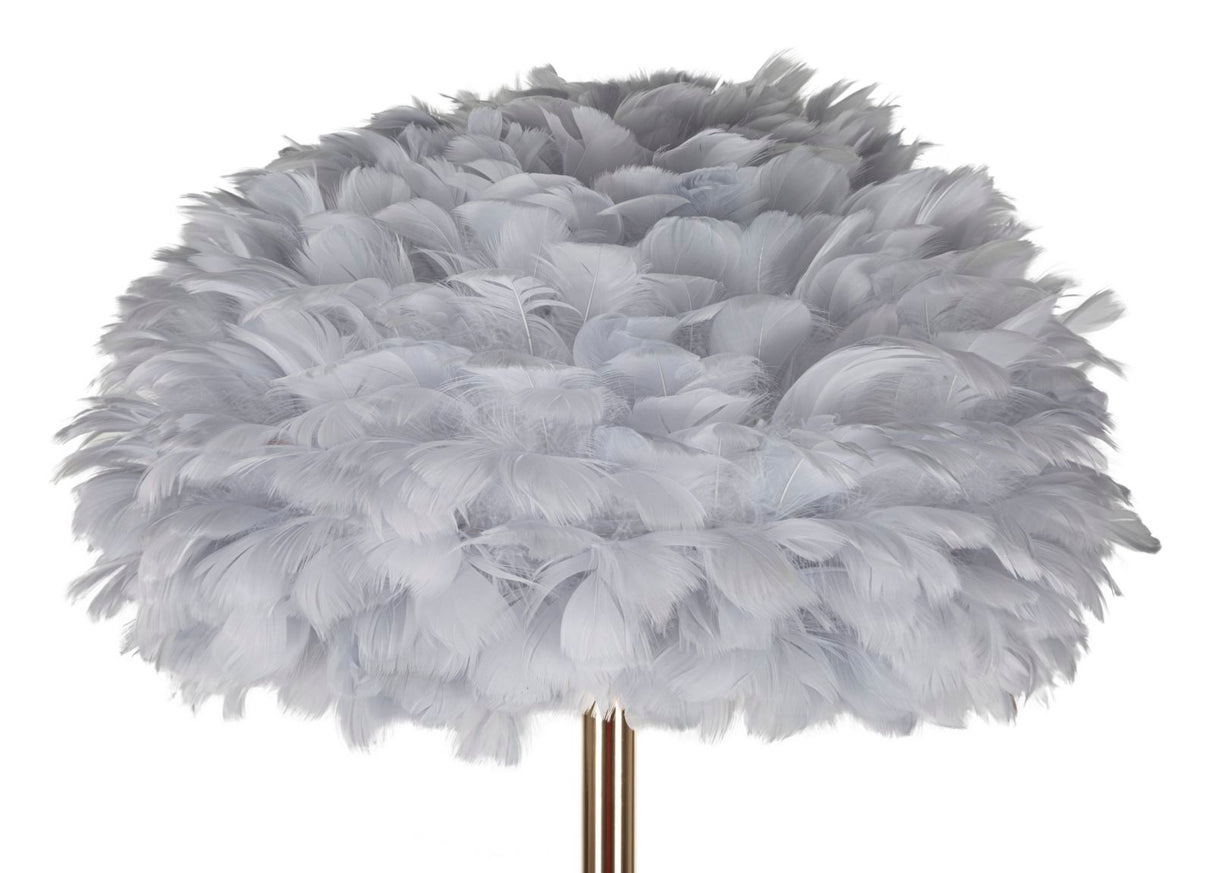 LAMPADA DA TERRA FEATHERS SLIM GRIGIA - FERRETTI