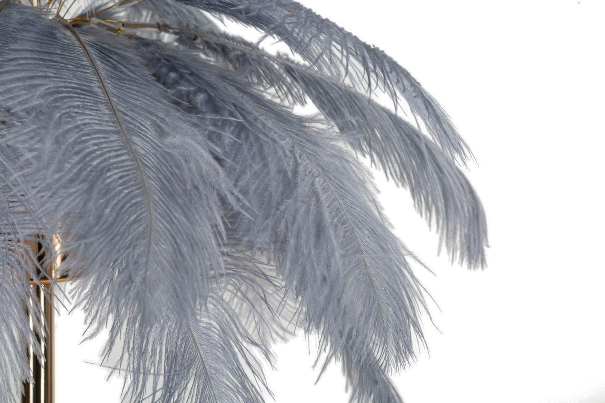 LAMPADA DA TAVOLO PALM GRIGIA - FERRETTI