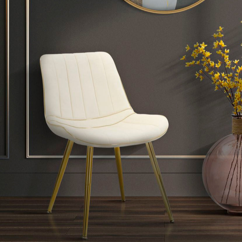 SEDIA PARIS CREMA/GOLD SET 2 PZ - FERRETTI