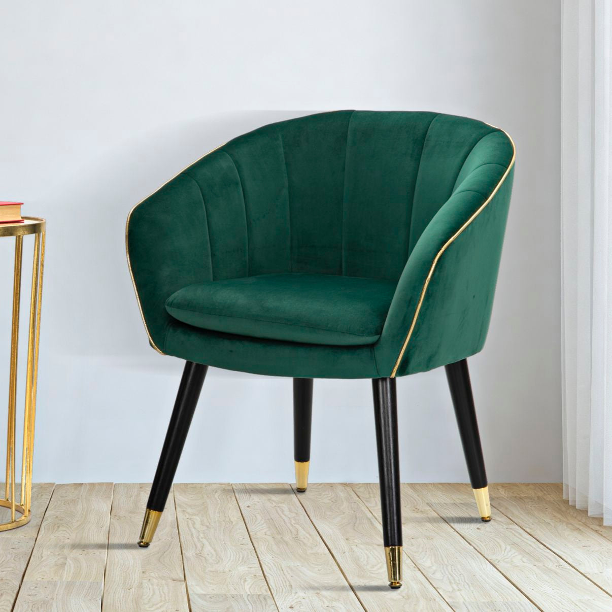 POLTRONA PARIS VERDE/GOLD - FERRETTI