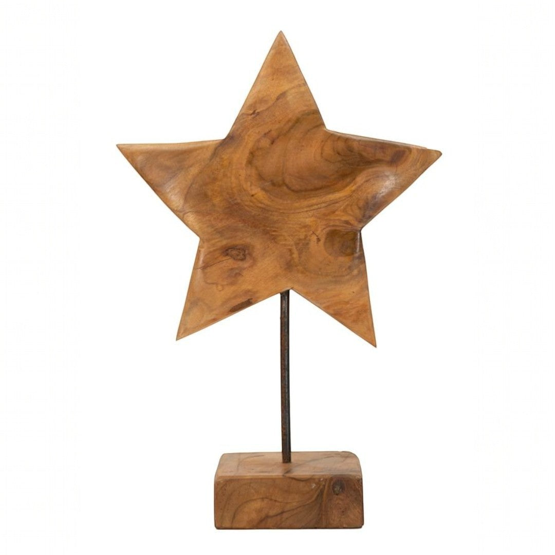 SCULTURA STELLA IN TEAK RICICLATO (PEZZI UNICI - NON RIP. IN SERIE) - FERRETTI