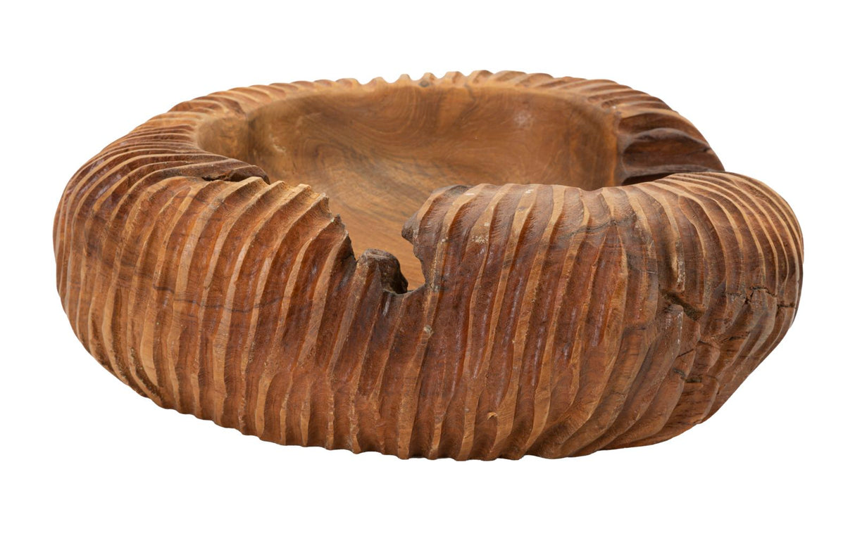 S/TASCHE GARIT IN TEAK RIC. CM 37X40X16 (PEZZI UNICI - NON RIP. IN SERIE)