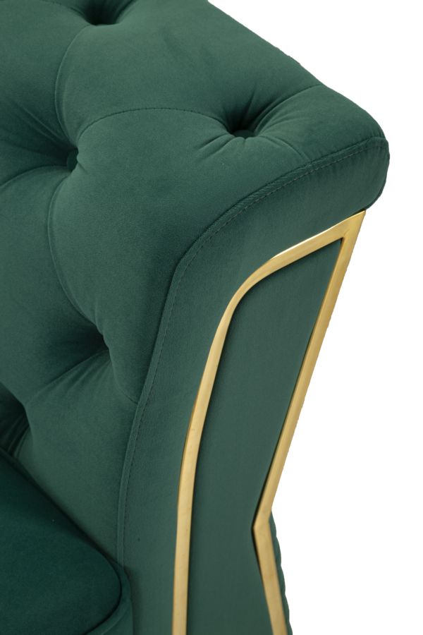DIVANO EMY VERDE C/CUSCINI - FERRETTI