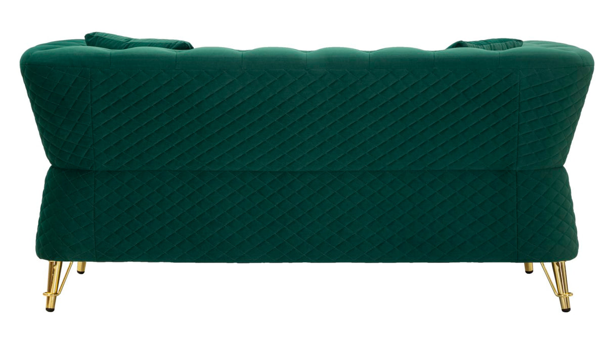 DIVANO EMY VERDE C/CUSCINI - FERRETTI