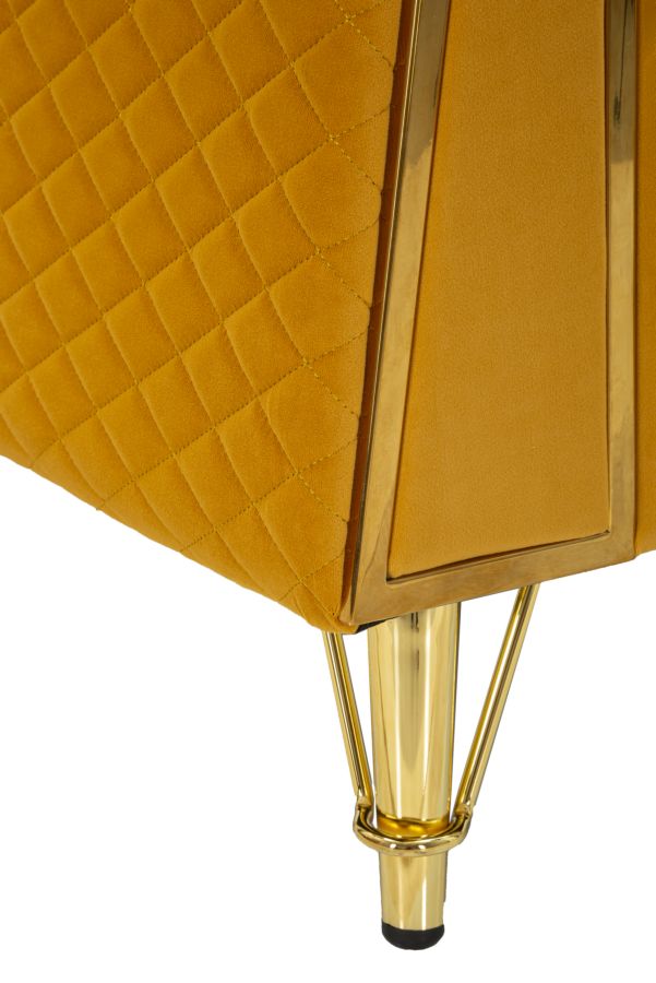 POLTRONA EMY SENAPE C/CUSCINO - FERRETTI