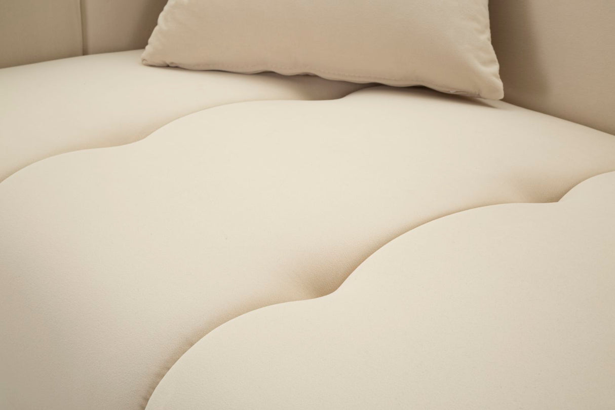 DIVANO ALMA CREMA C/CUSCINI - FERRETTI