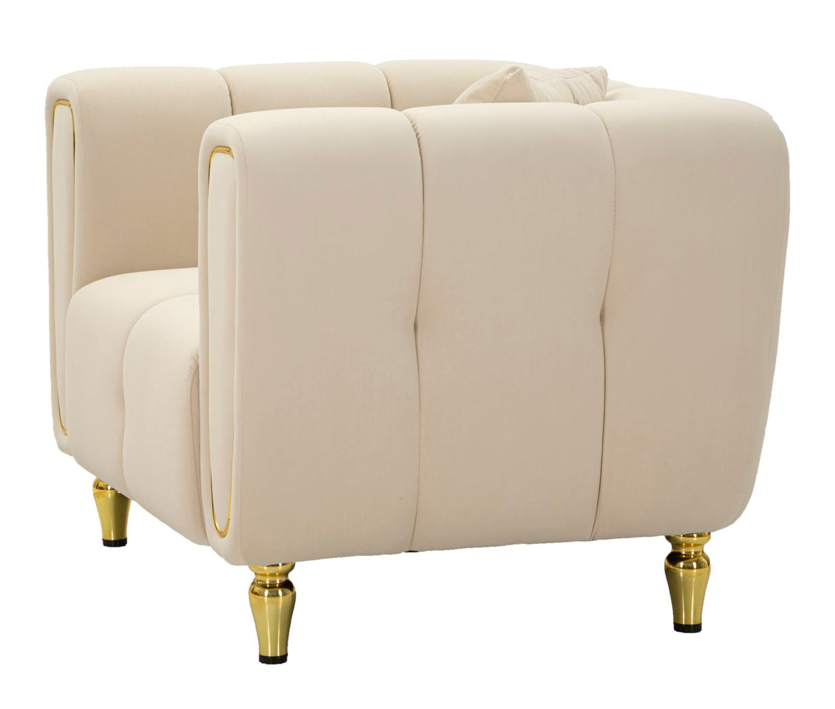 POLTRONA ALMA CREMA C/CUSCINO - FERRETTI