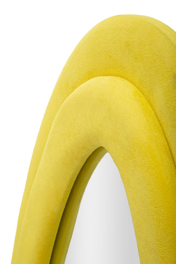 SPECCHIO DA MURO CHANEL GIALLO - FERRETTI