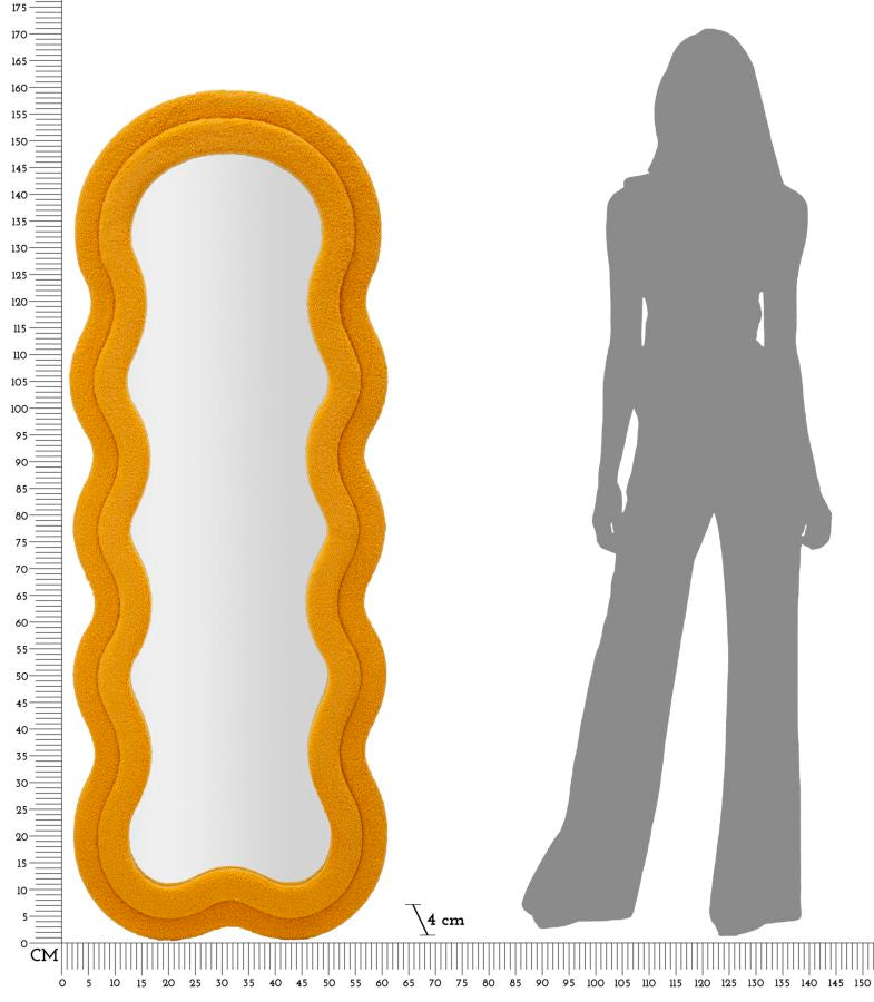 SPECCHIO DA MURO TEDDY SENAPE - FERRETTI