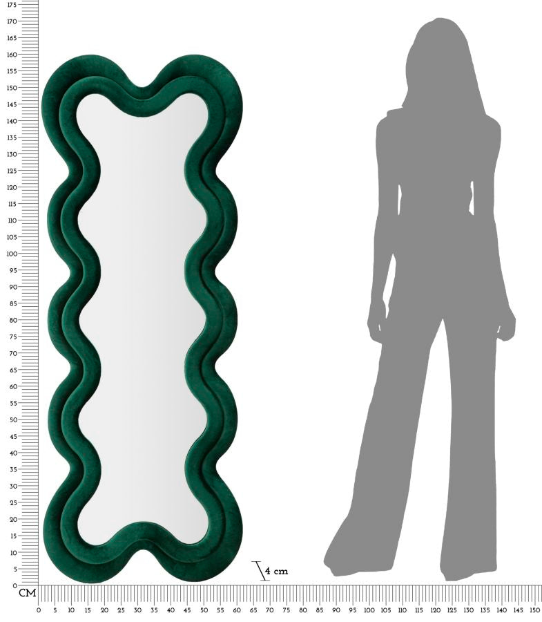 SPECCHIO DA MURO MONICA VERDE - FERRETTI