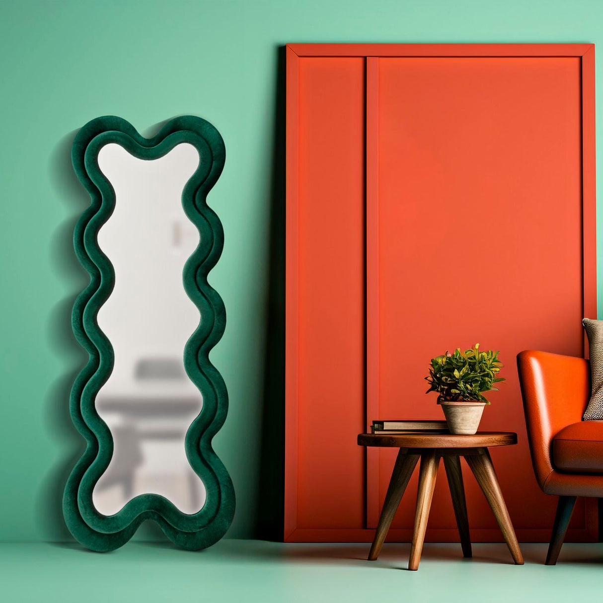 SPECCHIO DA MURO MONICA VERDE - FERRETTI