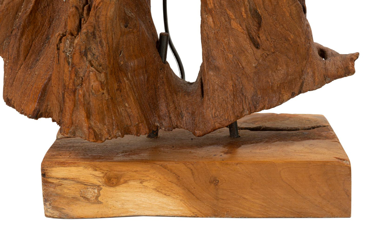 LAMPADA TEAK DA TAVOLO - FERRETTI