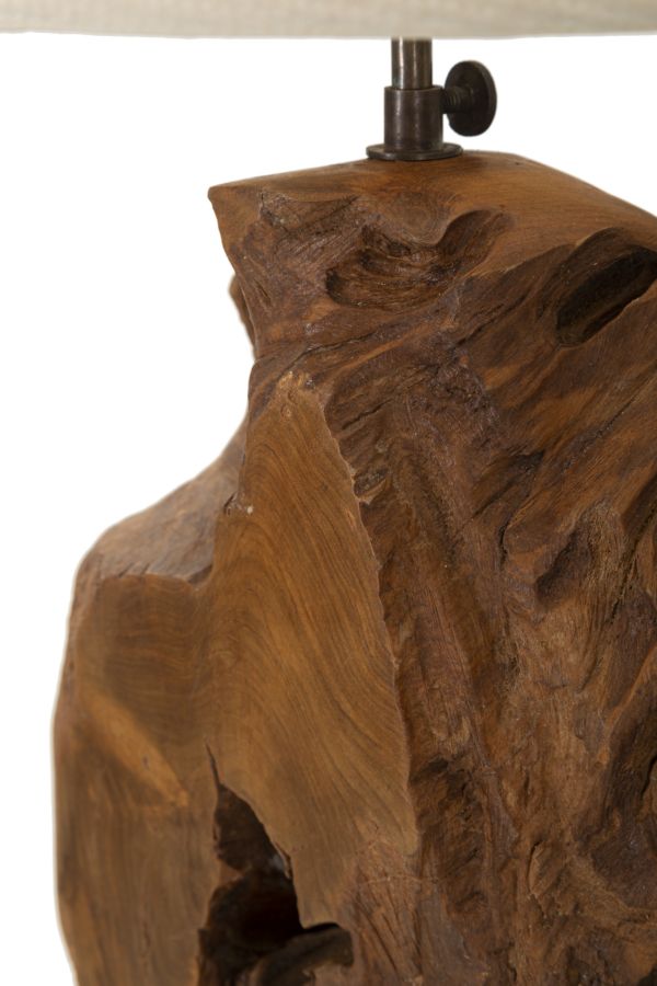 LAMPADA TEAK DA TAVOLO KEPALA - FERRETTI