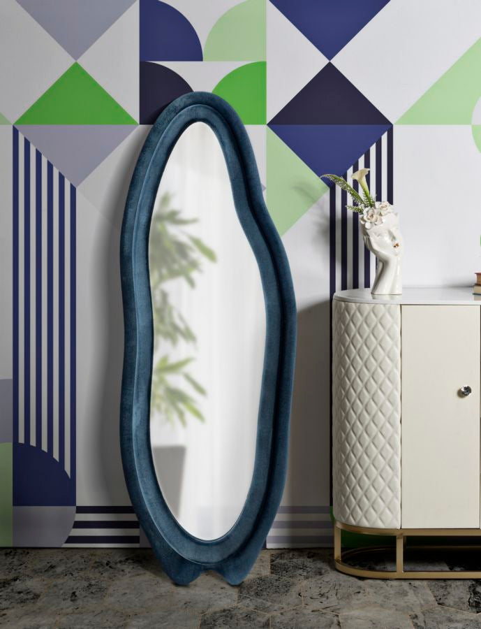 SPECCHIO DA MURO CHANEL BLU - FERRETTI