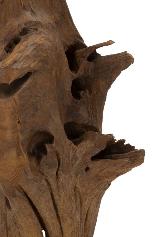 SCULTURA AKAR CM 23X27X64 IN TEAK RICICLATO (PEZZI UNICI - NON RIP. IN SERIE) - FERRETTI