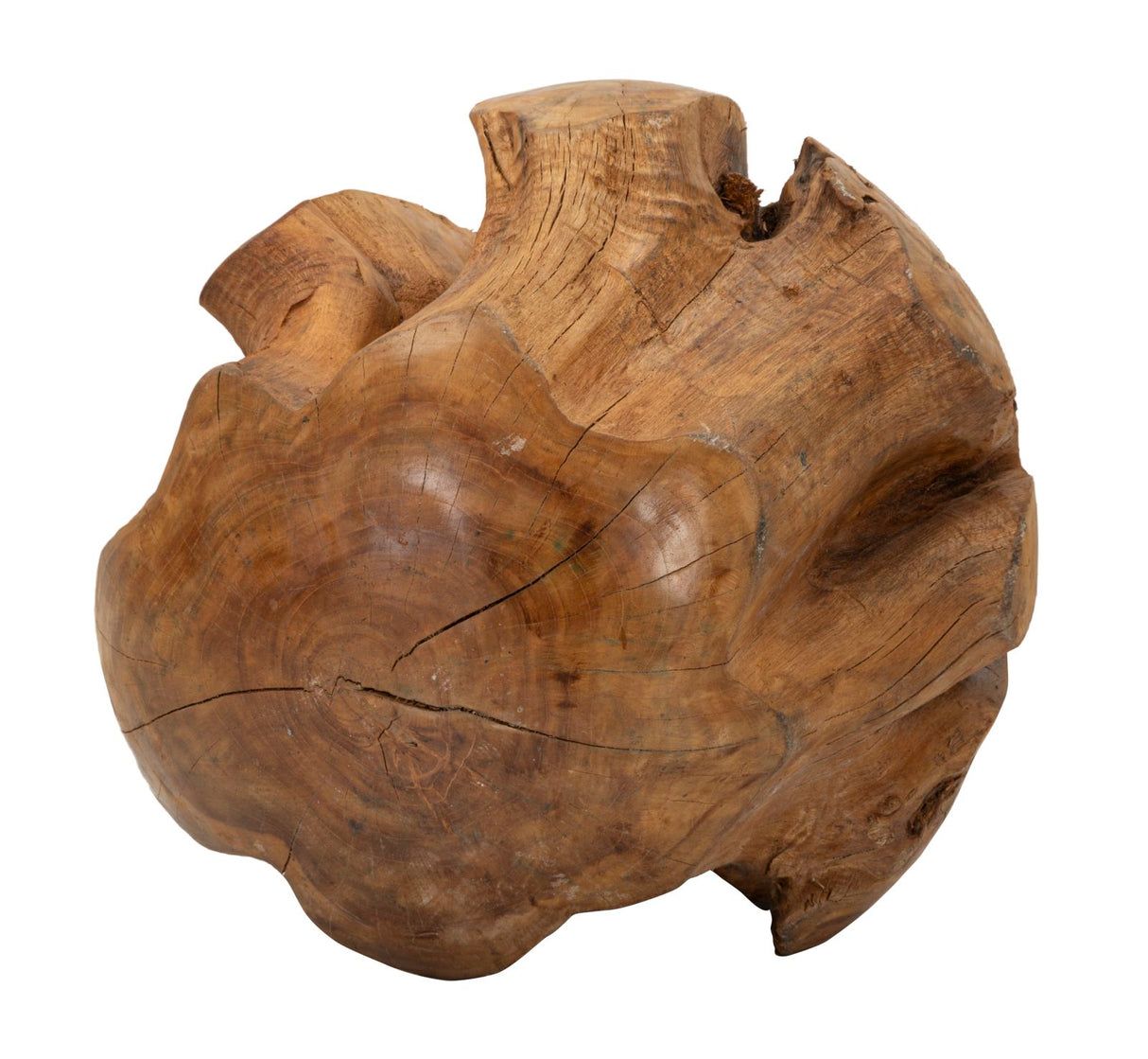 SFERA IN TEAK RICICLATO CM Ø 50 (PEZZI UNICI - NON RIP. IN SERIE) - FERRETTI