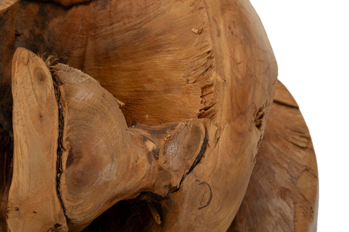 SFERA IN TEAK RICICLATO CM Ø 50 (PEZZI UNICI - NON RIP. IN SERIE) - FERRETTI