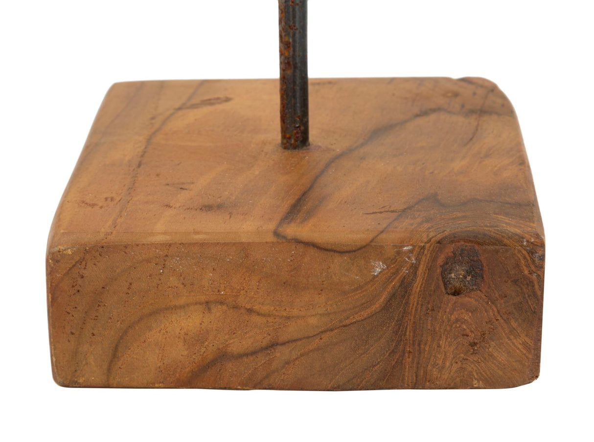 SCULTURA STELLA IN TEAK RICICLATO (PEZZI UNICI - NON RIP. IN SERIE) - FERRETTI