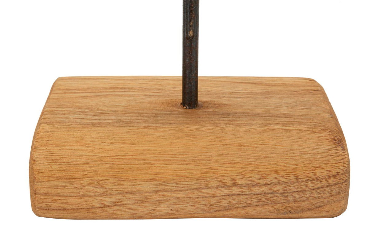 SCULTURA DORAT CM 28X10X38 IN TEAK RICICLATO (PEZZI UNICI - NON RIP. IN SERIE) - FERRETTI